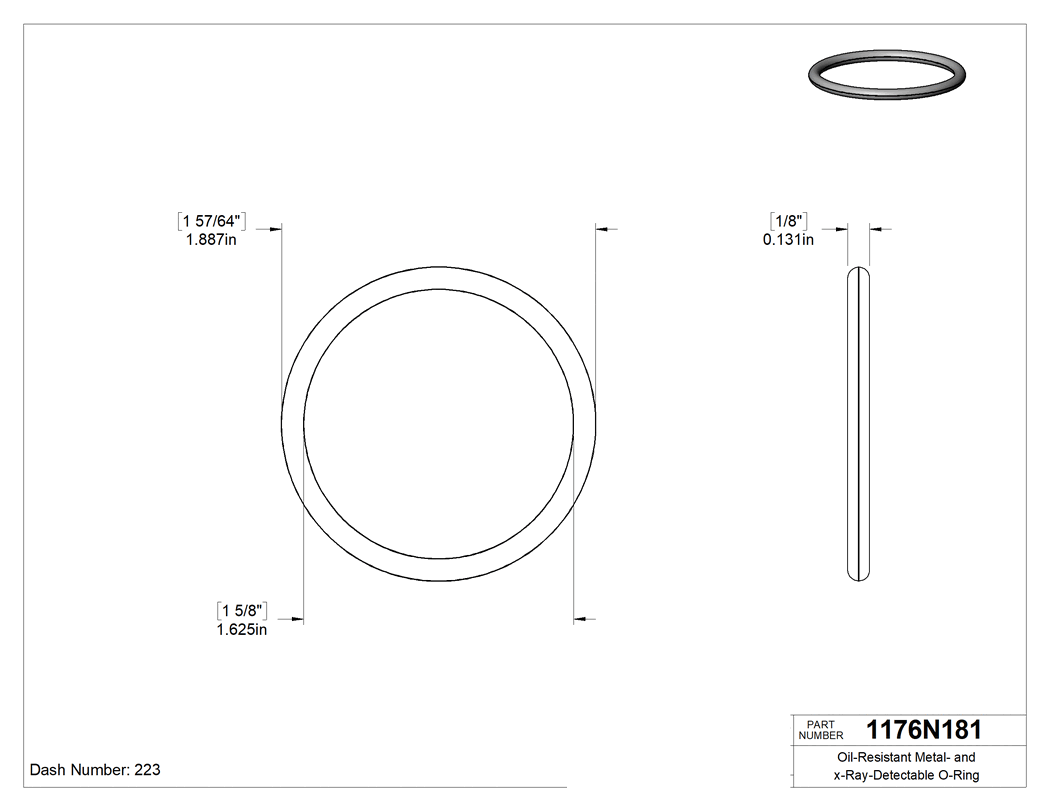 Technical drawing - 1176N181